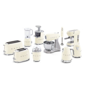 SMEG ECF01CREU - Cafetera Línea años 50 Thermoblock Capacidad 1l Color crema