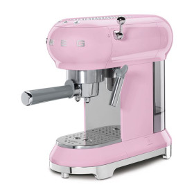 SMEG ECF01PKEU - Cafetera Línea años 50 Thermoblock Capacidad 1l Color rosa