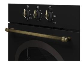 Teka HRB 6100 AT - Horno multifunción rústico Hydroclean® Antracita