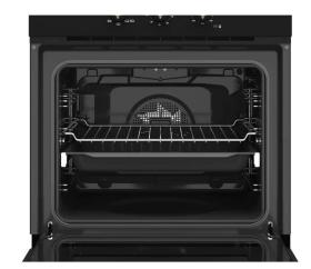 Teka HRB 6100 AT - Horno multifunción rústico Hydroclean® Antracita