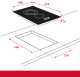 Teka 112510001 - Placa modular de inducción IZC 32300 DMS 30x51cm