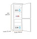 Teka 113400001 - Frigorífico 70cm RBF 78720 GWH Cristal Blanco NoFrost