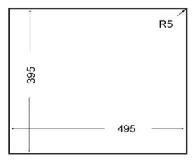 Teka 115230020 - Fregadero Bajo Encimera SQUARE 50.40 TG Negro