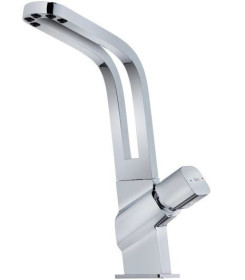 Teka 116030009 - Grifo OPERA ICO 915 Caño Abierto Giratorio Cromo