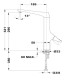 Teka 116030030 - Grifo SENSE SE 915 Caño Giratorio Anti-Calcáreo Cromo