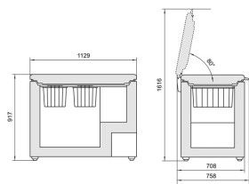 Liebherr 12020121 - Arcón Congelador GT 3632 StopFrost 324L A++ Blanco