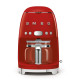 Smeg DCF02RDEU - Cafetera de goteo 50 Style en color Rojo para 1,4 litros
