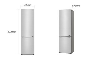 LG GBB92STBKP - Frigorífico combi de 2 metros con SmartThing A+++ -40%
