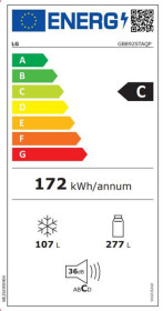 LG GBB92STAQP - Frigorífico combi de 2 metros C/A+++ -20% serie Centum