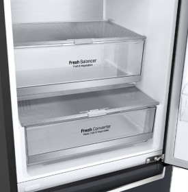 LG GBB92MCAXP - Frigorífico combi en negro mate antihuellas A+++ -10%