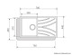 Cata 02606600 - Fregadero Sobre Encimera CDL 1 Mueble 45 cm Inox