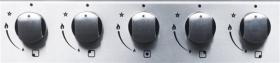 Cata 08045302 - Placa de Gas Natural LGI 7041 X 5 Zonas Acero Inox