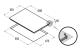 Cata 08045302 - Placa de Gas Natural LGI 7041 X 5 Zonas Acero Inox