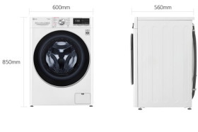 LG F4WV710P1 - Lavadora inteligente de 10,5 kg A+++ (-40%)