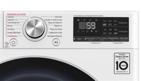 LG F4WV709P1 - Lavadora inteligente de 9kg A+++(-40%) Media carga