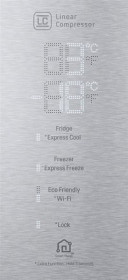 LG GBF569NSAZB - Frigorífico Combi 1.85x70.5cm Clase A++ Inox