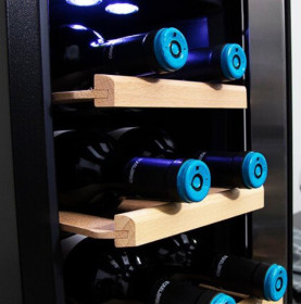 Cecotec 02302 - Vinoteca Grand Sommelier 800 Coolwood en Inox 8 botellas