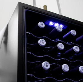 Cecotec 02305 - Vinoteca Grand Sommelier 1600 Silencecrystal 16 botellas