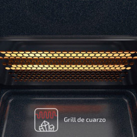 Cecotec 01527 - Microondas Proclean Mirror de 20 Litros con gril Negro