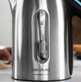 Cecotec 01514 - Hervidor De Agua Thermosense 270 Steel 1.7L 2200W Inox