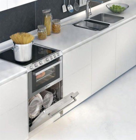 Candy TRIO 9503/1 X/U - Cocina con placa vitrocerámica, horno y lavavajillas