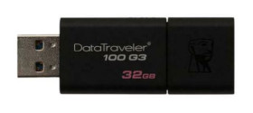 Kingston DT100G3 - Pendrive DataTraveler 100 G3 32Gb USB 3.0 y 2.0