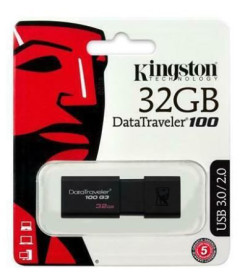 Kingston DT100G3 - Pendrive DataTraveler 100 G3 32Gb USB 3.0 y 2.0