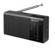 Sony ICF-P36 - Radio Analógica Portátil AM/FM 2 Pilas AA Color Negro