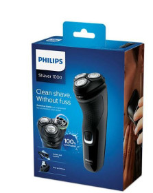 Philips S1231/41 - Afeitadora Cuchillas PowerCut Cabezal 4D 40 Min Autonomía