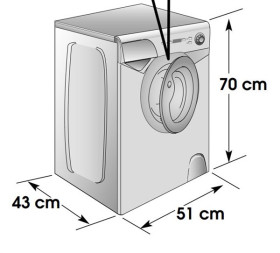 Candy AQUA 1142D1/2-S - Lavadora de 4kg y 1100rpm 70x51x45cm A+