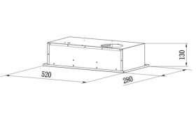 Candy CBG625/1X - Grupo filtrante de acero inoxidable con luz LED