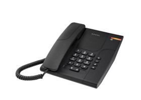 Alcatel TEMPORIS180N - Teléfono Fijo 3 Niveles de Llamada Tecla Mute Negro
