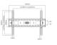 PLB33L - Soporte de Pared Inclinable para Televisores de 37" - 70"