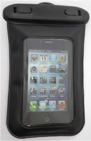 Elbe FI008 - Funda Impermeable Para Smartphone Tipo Brazalete Negra