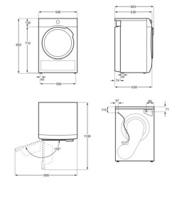 Aeg T7DBK841Z - Secadora Bomba de Calor Serie 7000 8Kg Clase A++