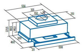 Cata 02010301 - Campana telescópica TFH 6630 WH 60 cm clase A+ blanca