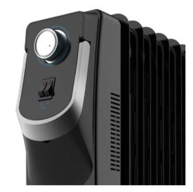 Cecotec 05348 - Radiador de Aceite 2000W Ready Warm 5820 Space 360º