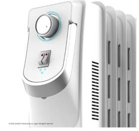 Cecotec 05340 - Radiador de Aceite 2500W Ready Warm 5850 Space 360º