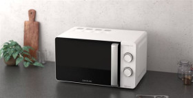 Cecotec 01523 - Microondas ProClean 3110 con Grill 20 Litros Blanco