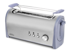 Cecotec 03036 - Tostador Steel&Toast 1L 1 Ranura Larga 1000W Inox