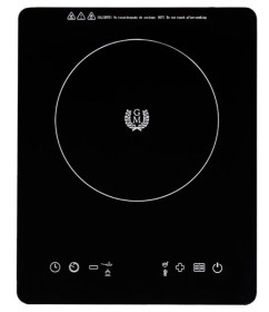 Cecotec 08001 - Placa de Inducción Portátil Full Crystal Táctil Digital