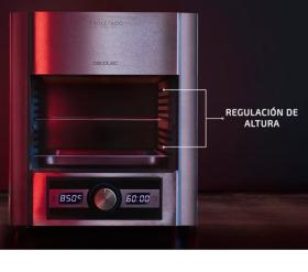 Cecotec 03064 - Parrilla eléctrica TXULETACO The Beast 7850 Steel Inox