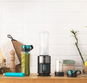 Cecotec 04125 - Batidora de vaso Power Titanium 650 Fresh&Go Inox