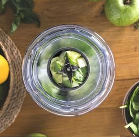 Cecotec 04125 - Batidora de vaso Power Titanium 650 Fresh&Go Inox