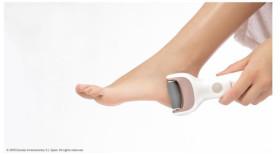 Cecotec 04222 - Lima de Pies Eléctrica SkinCare Silky Batería 2 Rodillos