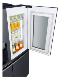 LG GSX960MCVZ - Frigorífico americano Door-In-Door Negro Mate Clase A++