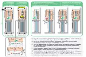 Meliconi 656100 - Kit de Unión para lavadora y secadora Base Torre Basic
