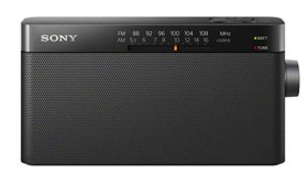Sony ICF-306 - Radio Portátil AM/FM con Altavoz con Asa de Transporte