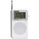 Daewoo *DISCONTINUADO* DRP-115 - Radio de Bolsillo Digital Portátil AM/FM Blanco