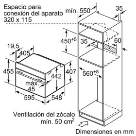 Siemens CM676G0S6 - Horno compacto iQ700 con microondas 13 funciones
